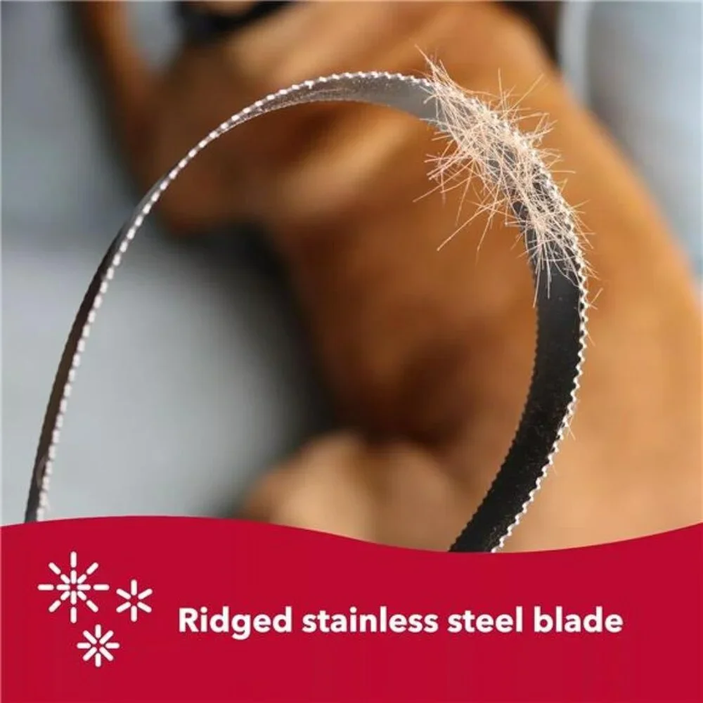 Pet Safari Dual-Sided Dog Shedding Blade - Stainless Steel Grooming Blade